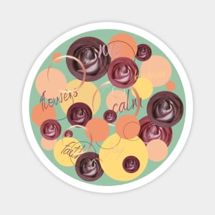 Faith, love and roses Magnet